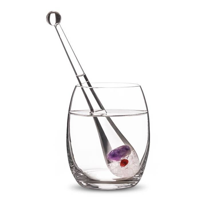 VitaJuwel USA - Wholesale Decorative Tabletop Object - Individual Crystal Water Droplet | AMETHYST2