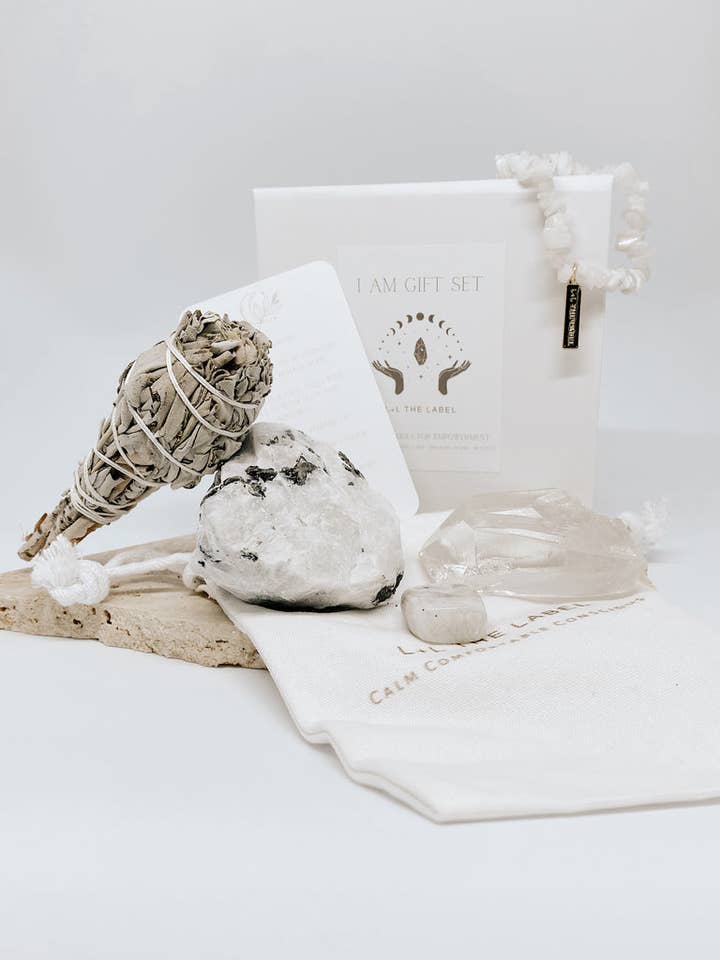 I Am Woman Crystal Gift Set for wholesale by Lion + Lamb the Label