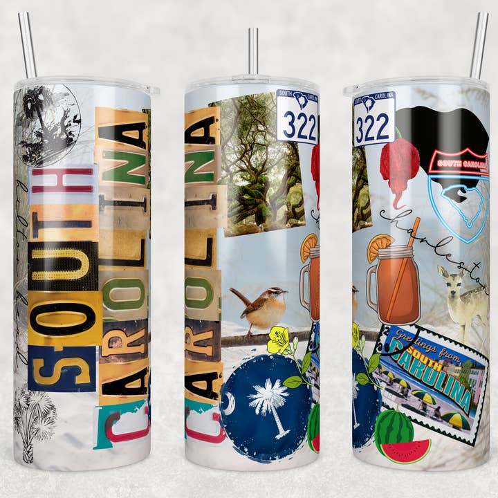 State South Carolina | Tumbler for wholesale by Designs by Robyn