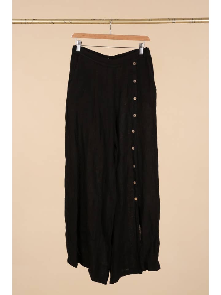 la maison des fibres naturelles – Engroshandel Bukser - Dame – Knapbukser med lige ben 9320 100%LIN11