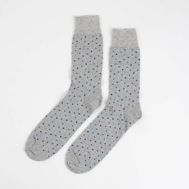 Grijze matter stippen voor wholesale door Velvet & White Clothing Corp.