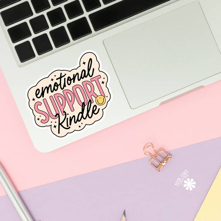 Book Lover Merch Shop - Wholesale Sticker - Emotional Support Kindle Stickers / Bookish Stickers 1