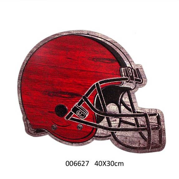Dekorativ plade Amerikansk fodboldhjelm 40 x 30 cm for engroshandel hos Faye