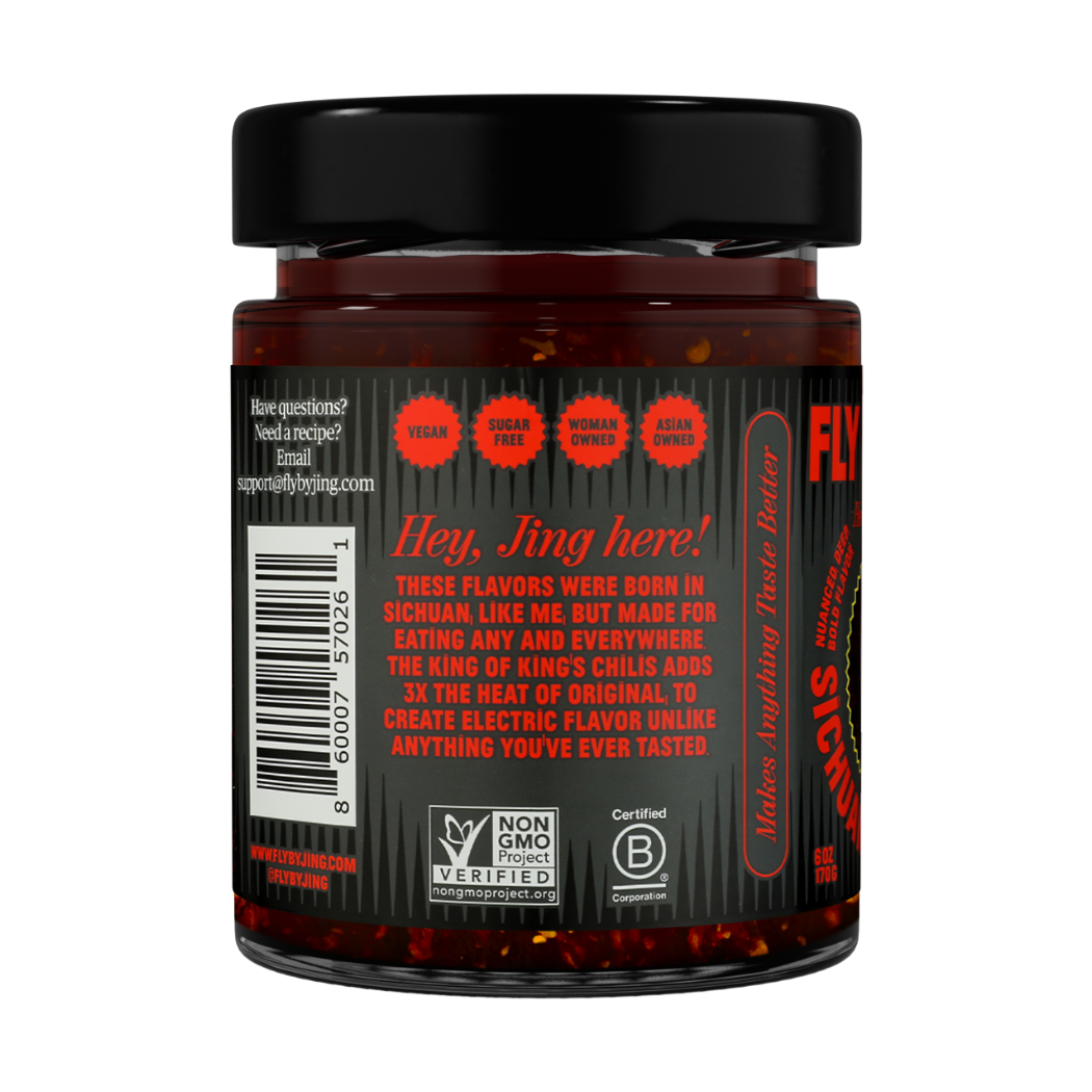 Fly By Jing – Engroshandel Hot sauce – Xtra stærk Sichuan chili-crisp7