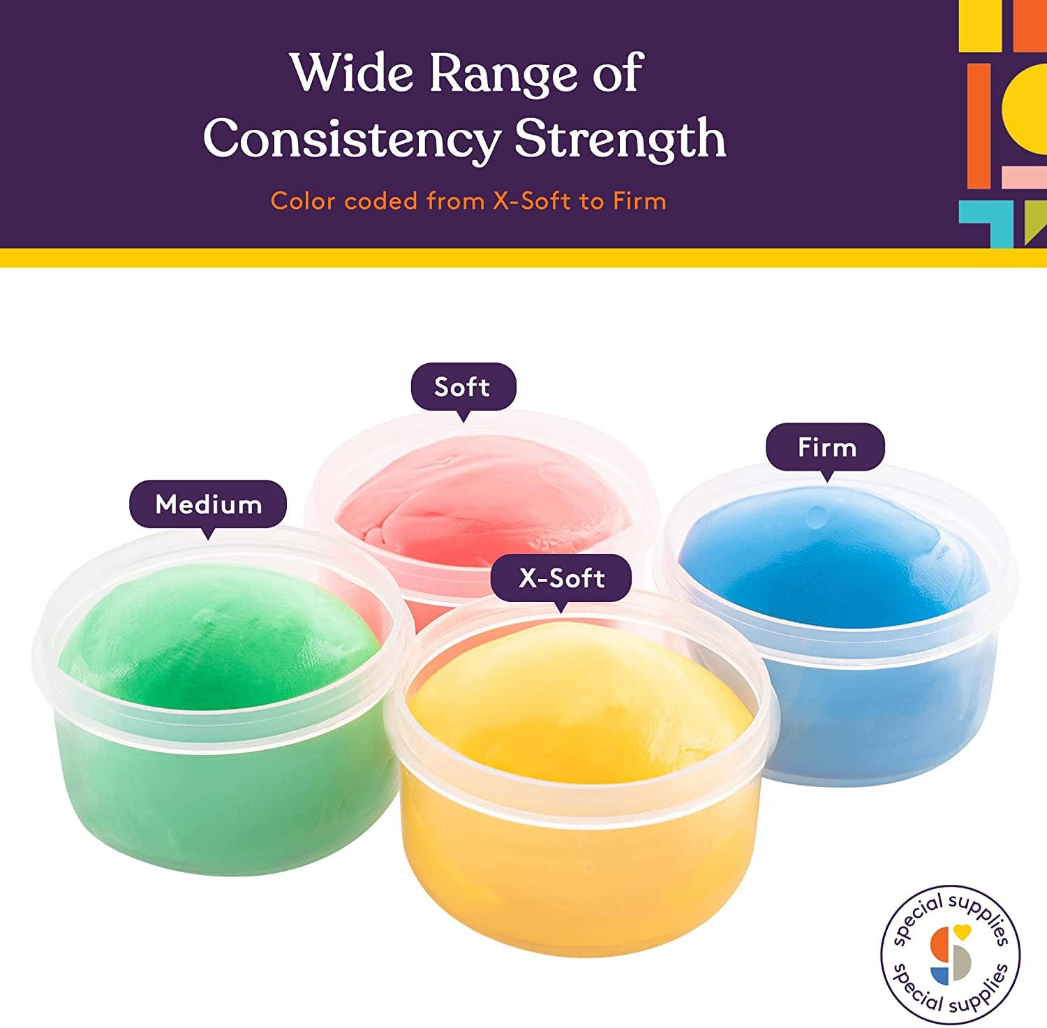 Special Supplies - Wholesale Putty/Slime - Kids - Therapy Putty (Primary Colors): 4 Pack1