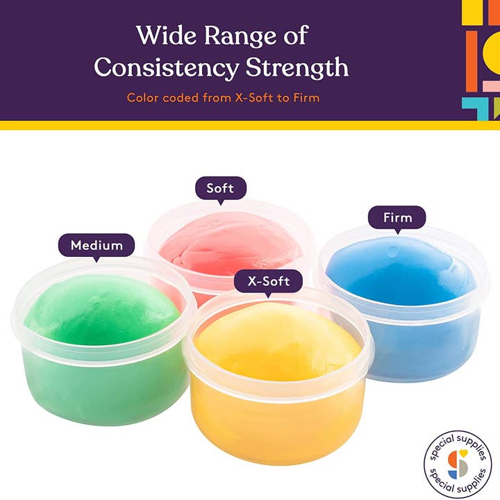 Special Supplies - Wholesale Putty/Slime - Kids - Therapy Putty (Primary Colors): 4 Pack1