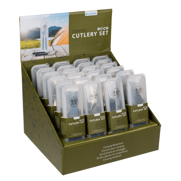 Out of the blue KG - Wholesale Assorted Cutlery Set - Camping Cutlery Set, 4 pcs set,2