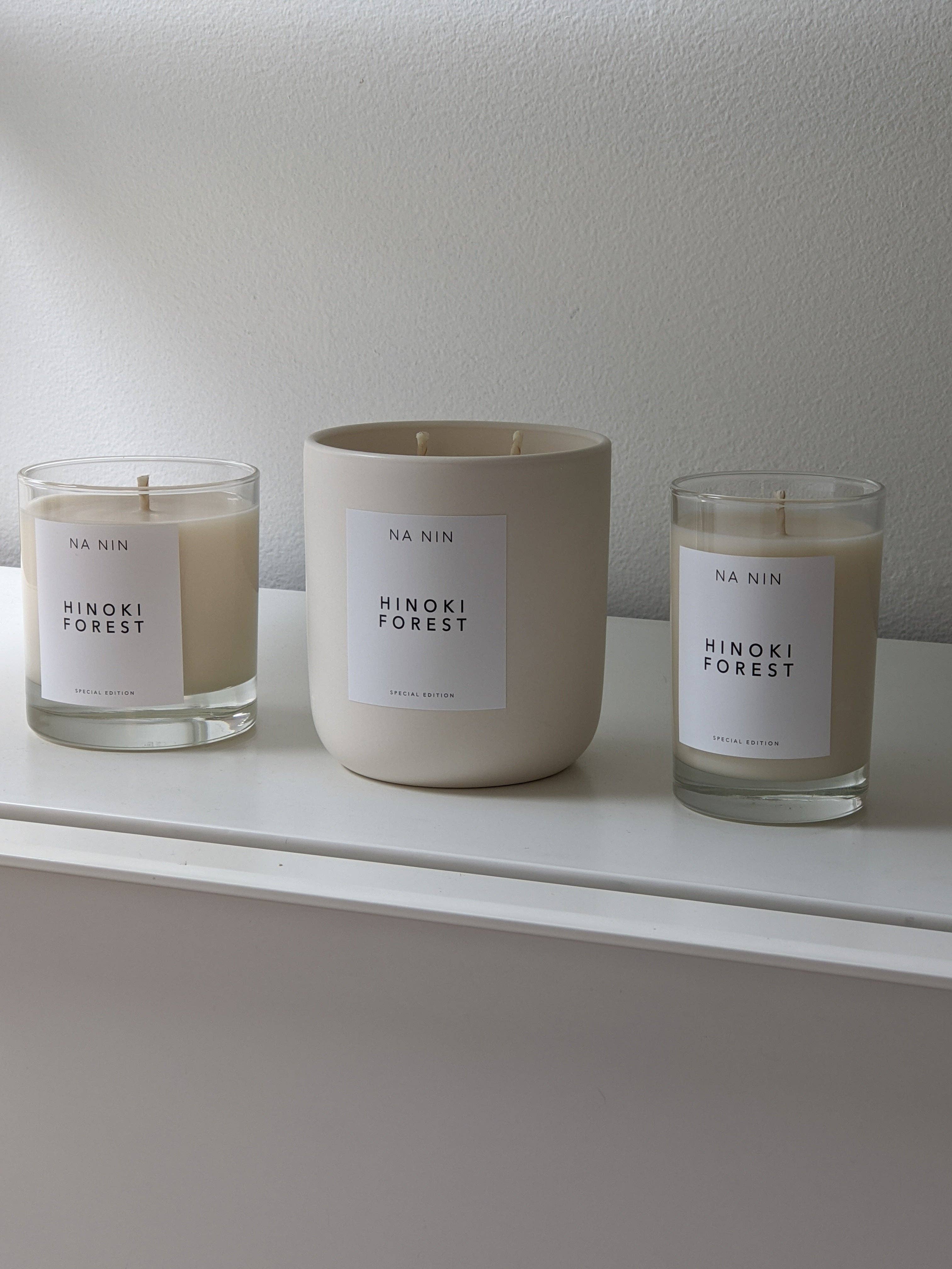 Na Nin - Wholesale Jar/Filled Candle - Hinoki Forest Candle / Available in Multiple Sizes5