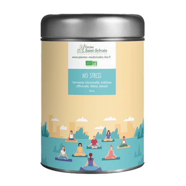 No stress - Tisana mista biologica per la vendita all'ingrosso da parte di La Ferme Saint-Sylvain