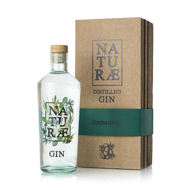 NATURÆ GIN- HERBARIUM- GESCHACHTELT - Destillierter Gin für den Großhandel von Naturae Spirits