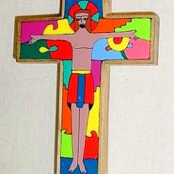 236C Cross-Christ Ascendant Mini (6" x 3 1/3") pour la vente par Arara Enterprises