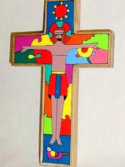 236C Cross-Christ Ascendant Mini (6" x 3 1/3") pour la vente par Arara Enterprises