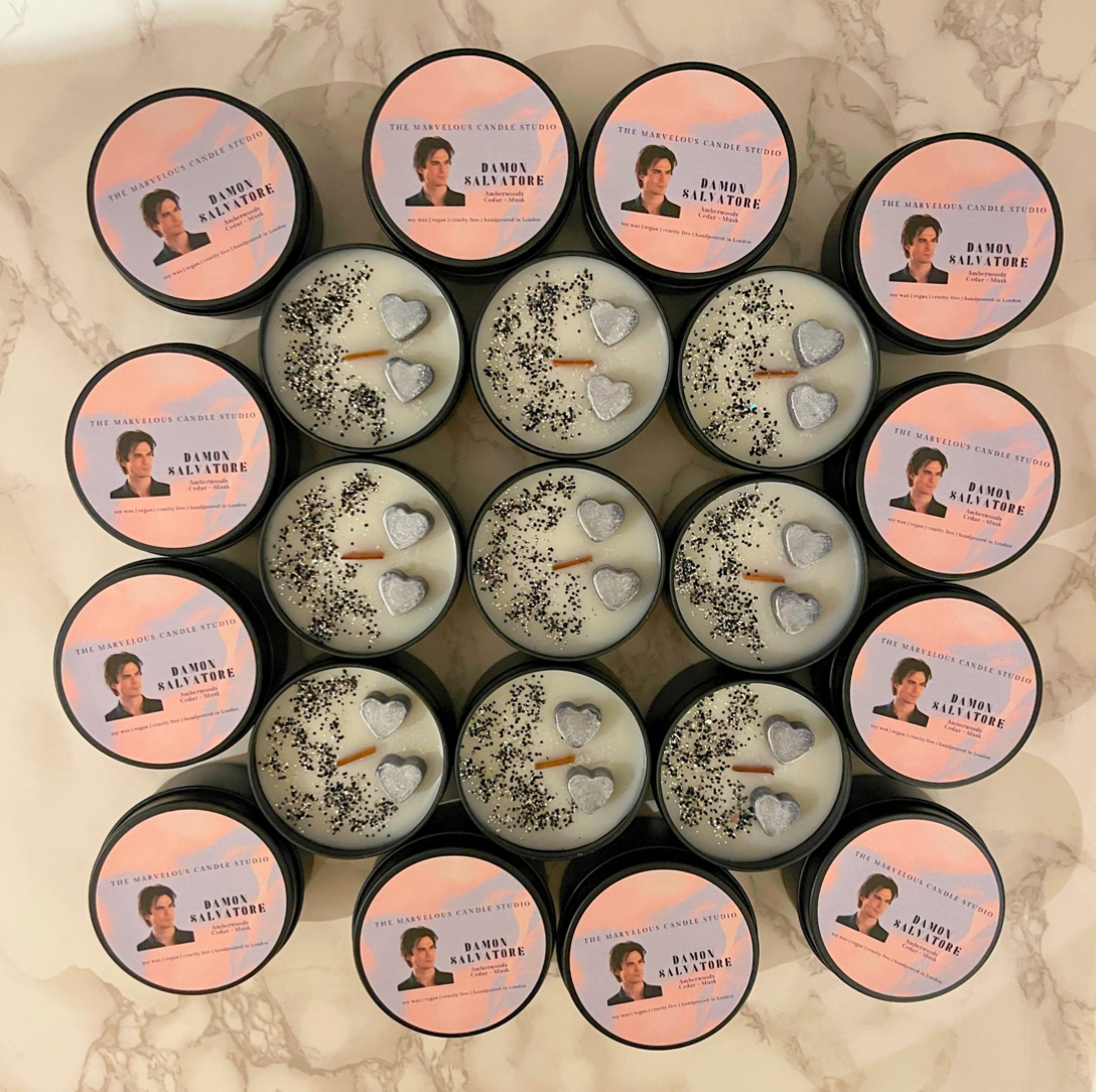 Marvelous Candle Studio - Wholesale Jar/Filled Candle - Damon Salvatore Candle2