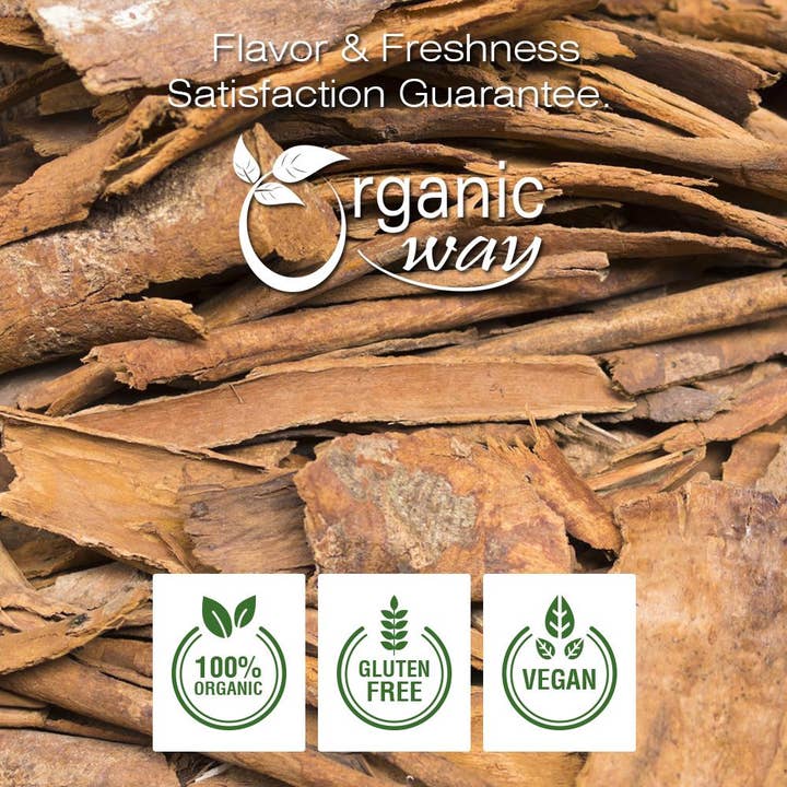 Organic Way LLC - Wholesale Dried Spice - Organic Cinnamon True/Ceylon (Cut & Sifted)