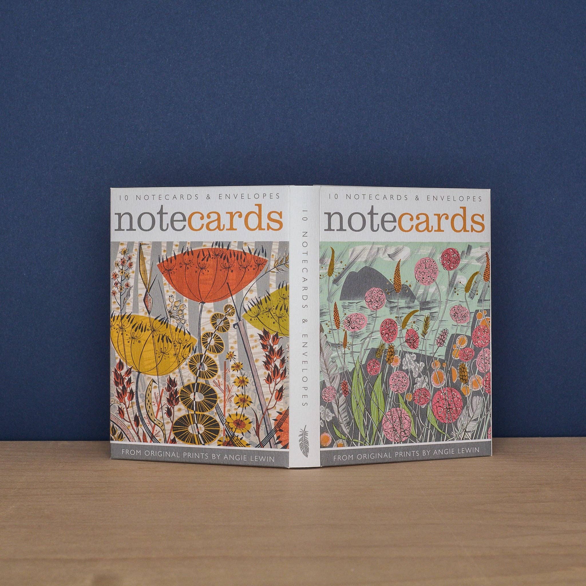 Art Angels - Wholesale Stationery/Notecard Set - Lichen and Thrift & Spey Birches0