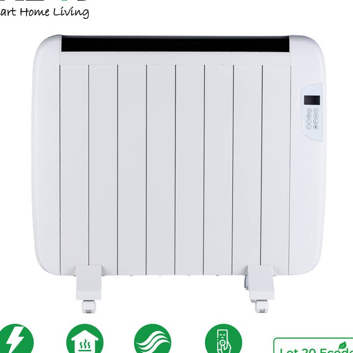 Shopify Produkt Titel: Ener-J 1200W Smart WiFi Elektrisk Radiatorvärmare, 72cm, Ultra-Slim 5.5cm Profil, Väggmonterad eller Fristående, Alexa & Google Home för wholesale av ENER-J