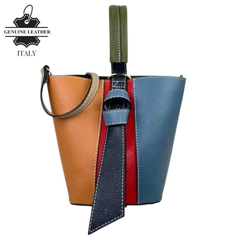 Chenson & Gorett - Wholesale Top Handle Bag - Women's - Multicolor and Exclusive Leather Bag with Women's Inner Bag13