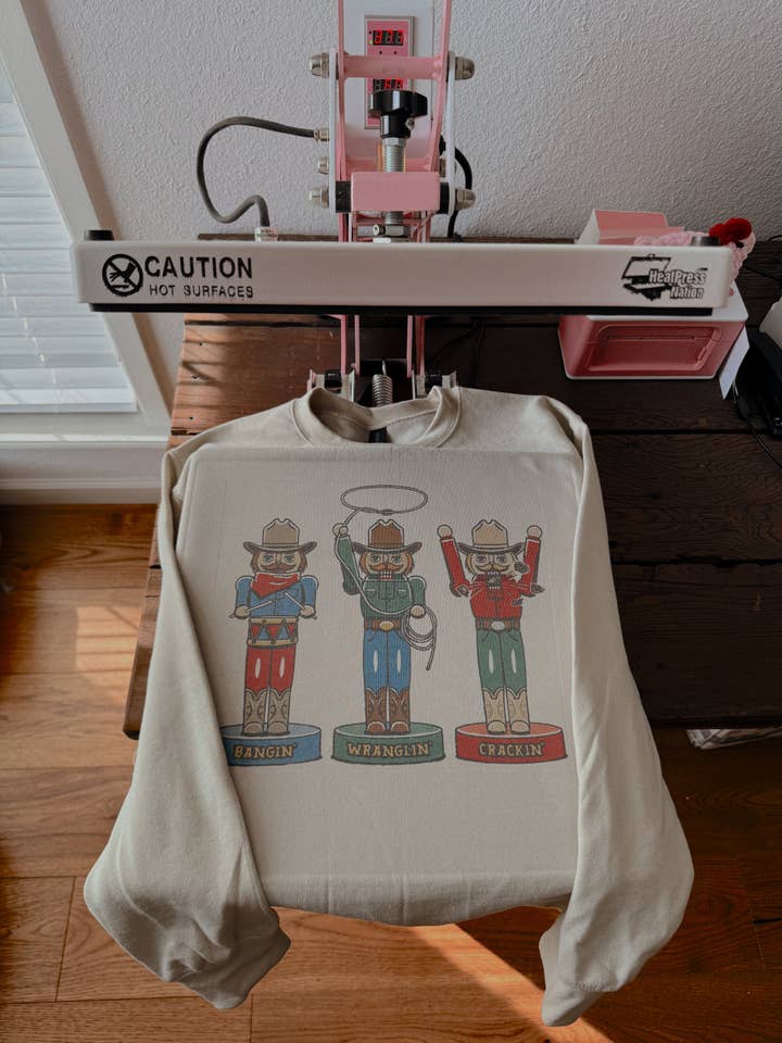 Western Vintage Babe - Vente Sweat-shirt à imprimés – femme - CASSE-NOIX COWBOY1