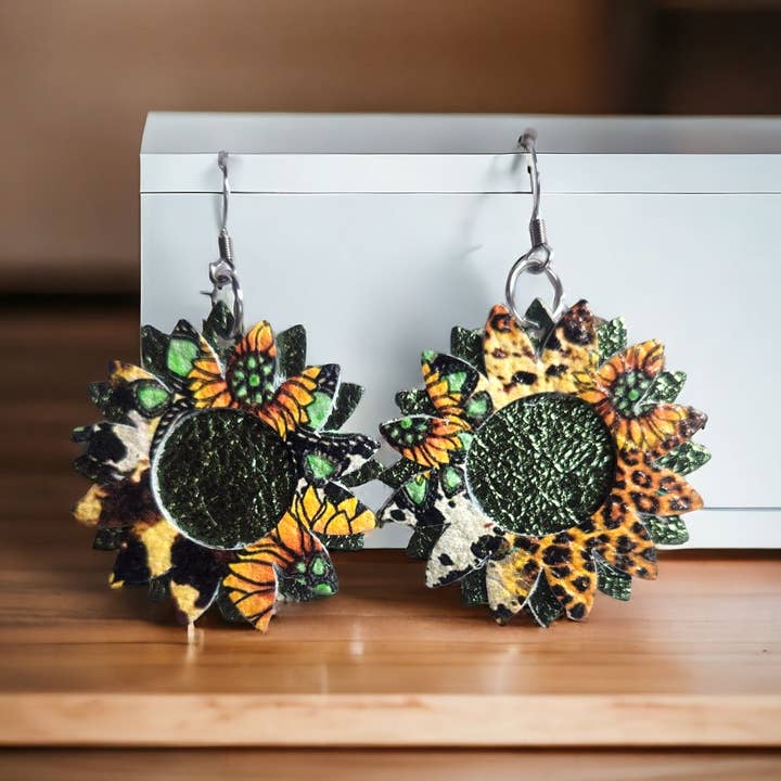 Boho Sunflower and Green Flowers for wholesale by Bushleys Beauties, LLC