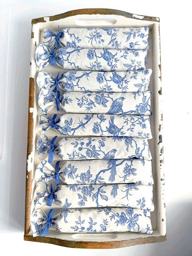 DECORER – wholesale Sachet – BIG sachet of dried LAVENDER  toile du jouy 1