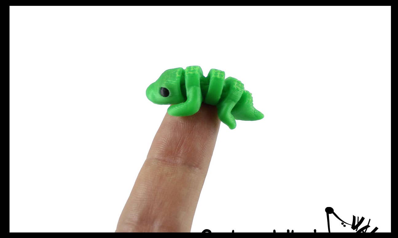 Curious Minds Toys – wholesale Fidget toy – Kids – 1 - RANDOM Tiny 3D Printed Wiggle Articulated Jointed Moving3