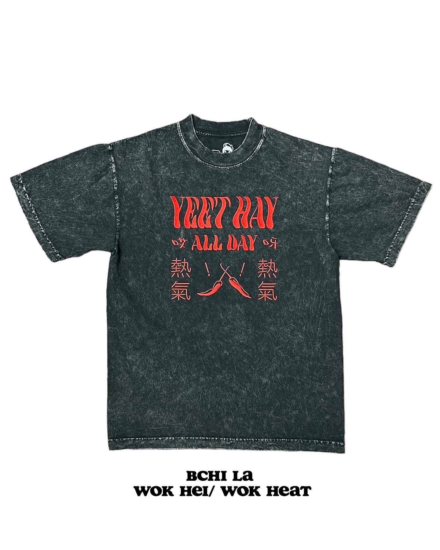 Bee Chi Studios - Wholesale T-Shirt - Unisex - Yeet Hay 熱氣 AIYA Shirt Cantonese Chinese Foodie 4