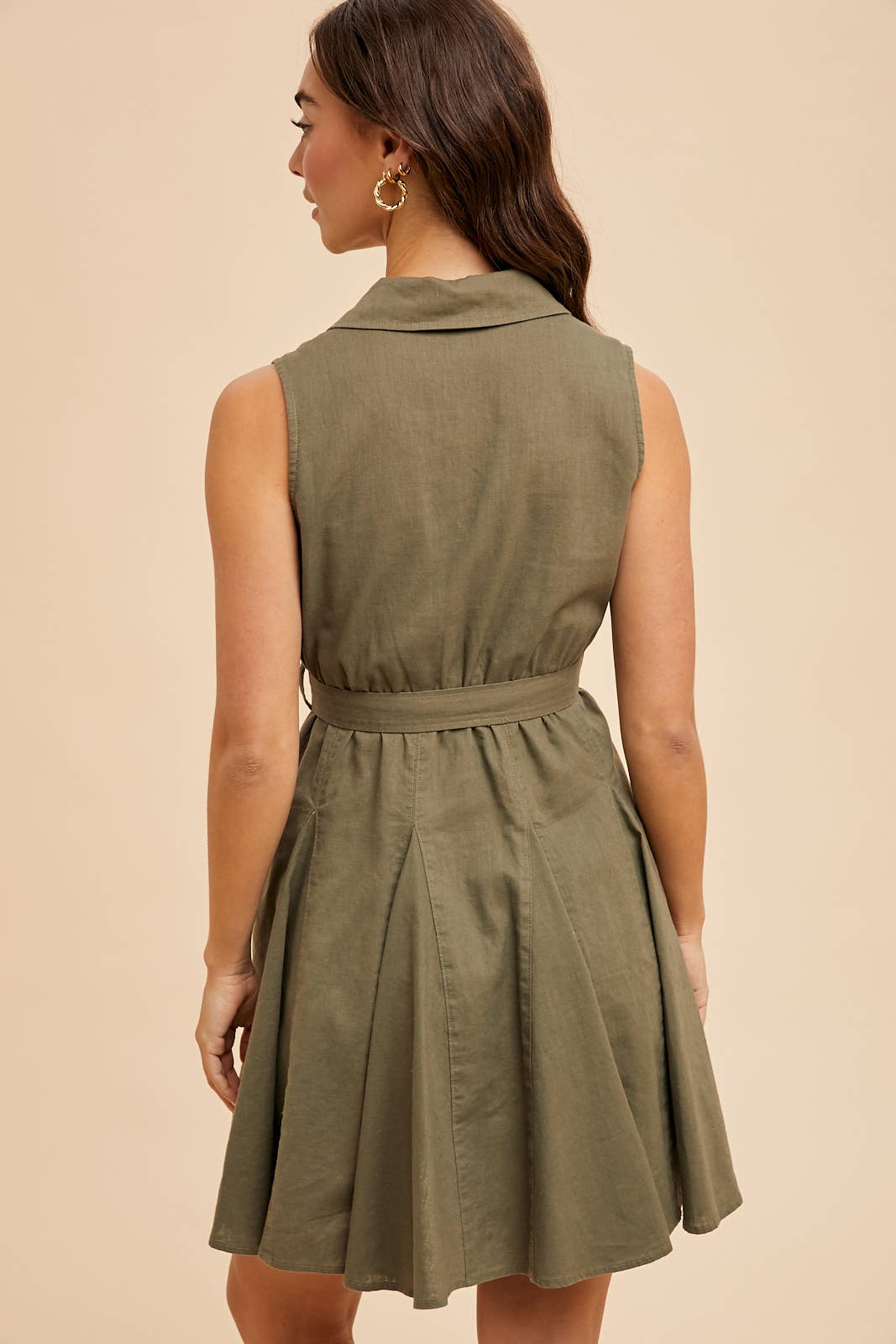 In Loom - Wholesale Dress - Women's - SLEEVELESS LAPEL MINI DRESS8