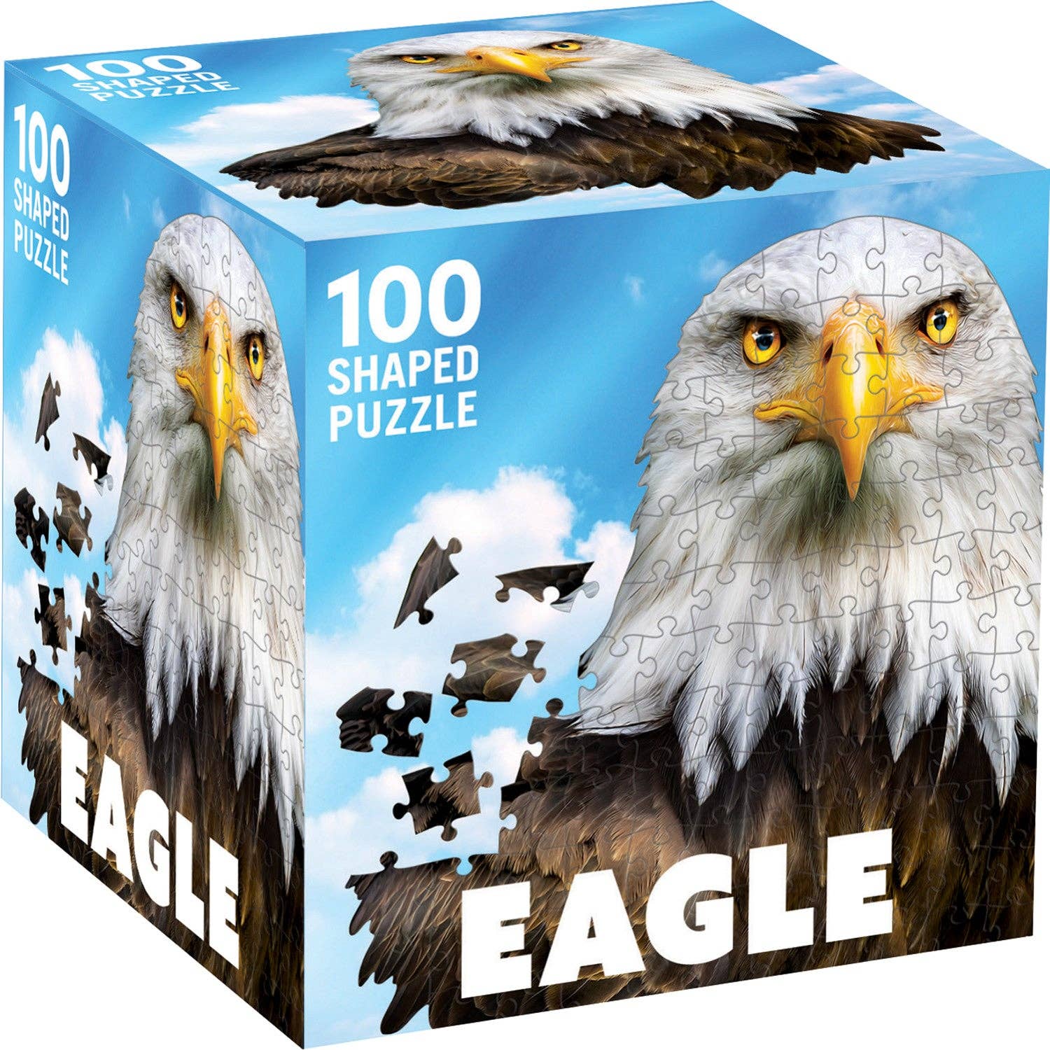 Masterpieces Puzzles - Wholesale Puzzle - Adult - Eagle 100 Piece Shaped Jigsaw Puzzle0
