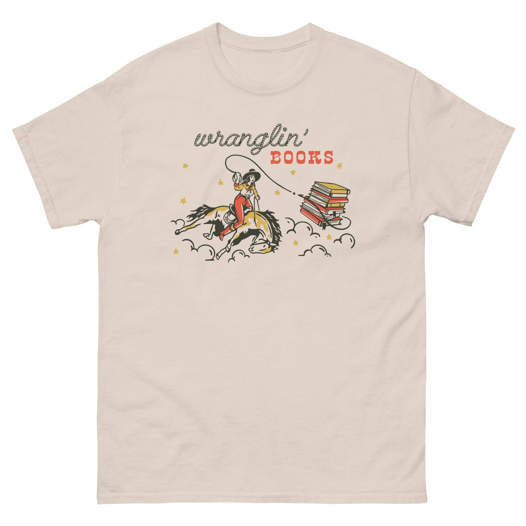 Inkwell Threads - Wholesale Screen Printed T-Shirt - Women's - Wranglin' Books Tee1
