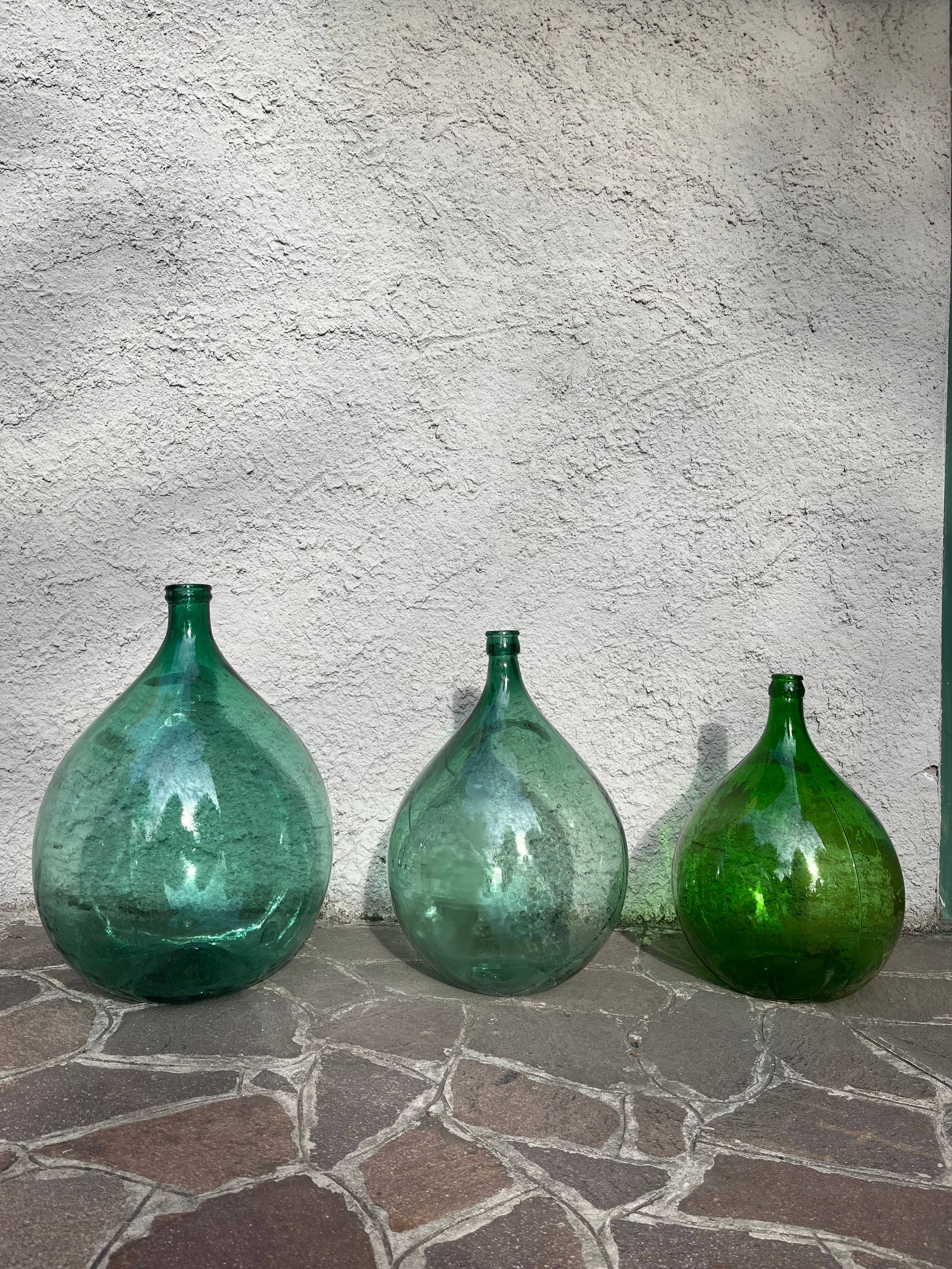 Petit truc - Wholesale Vase - Damegiana 54 liters, green, blue, white/transparent.12