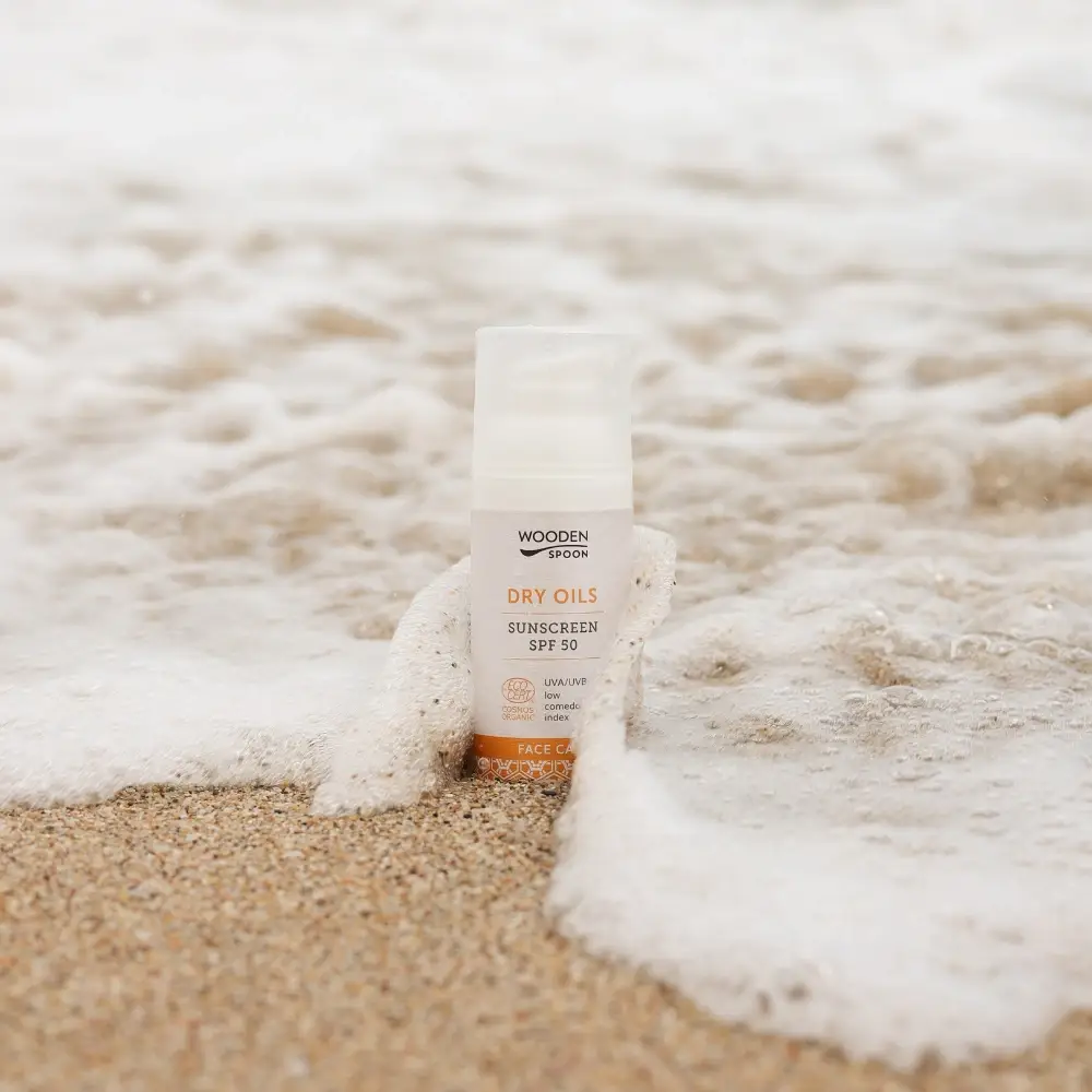 Wooden Spoon - Wholesale Sunscreen - Organic Certified Sunscreen Dry Oils SPF 50 (Face)  - 50ml1