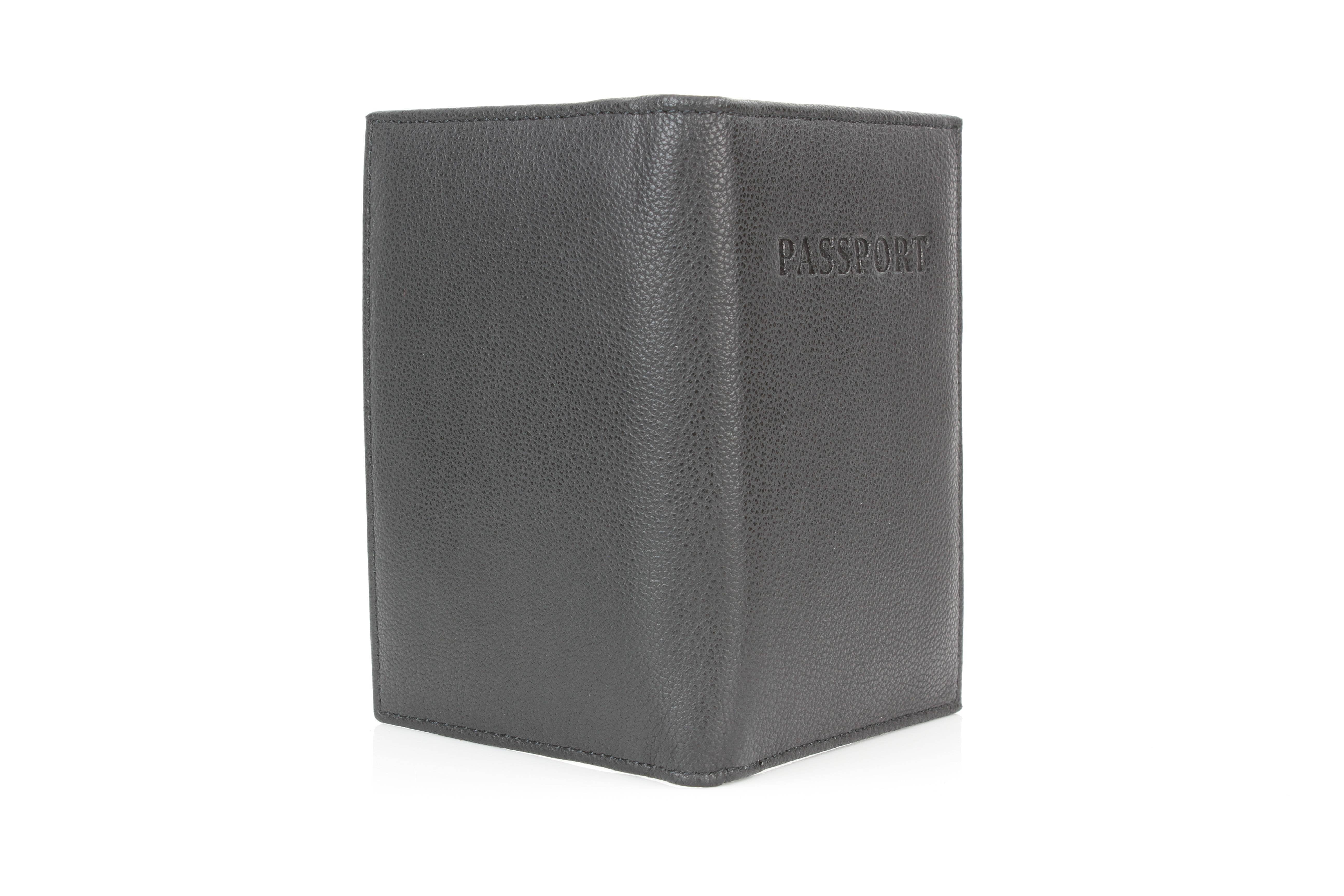 Leather Impressions Inc - Wholesale Passport Case - Unisex - Leather Passport Holder with Card Slots RB LW 21 10056