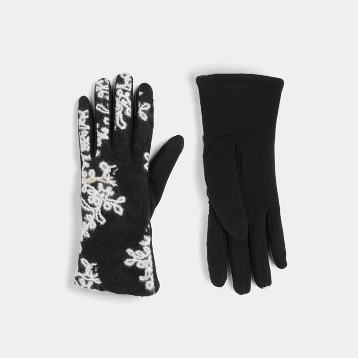 COCO + CARMEN - Wholesale Gloves - Women's - Felted Flower Cascade Touchscreen Gloves
