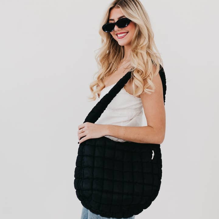 Pretty Simple - Wholesale Tote Bag - Women's - Carmen Quilted Hobo Tote Bag