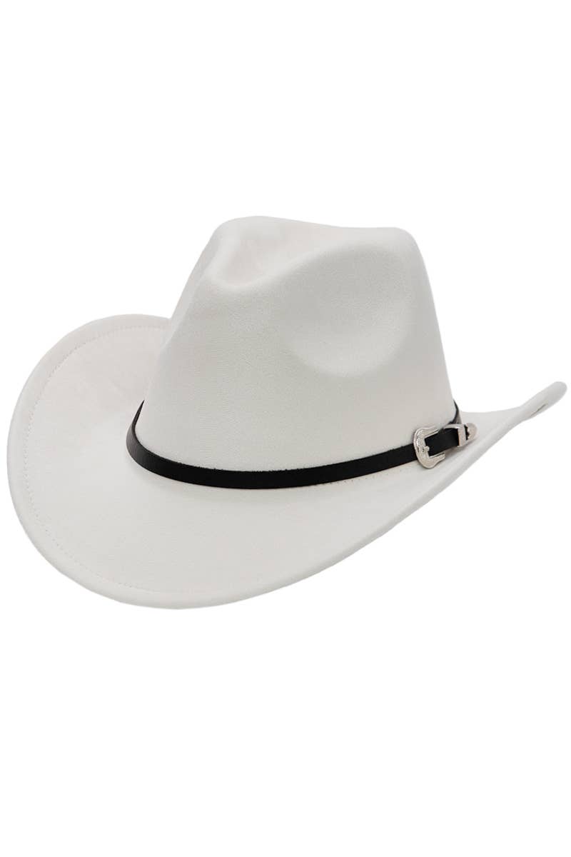 Cap Zone – Engroshandel Cowboyhat - Unisex – Western spænde bælte imiteret nubuck ruskind cowboyhat7