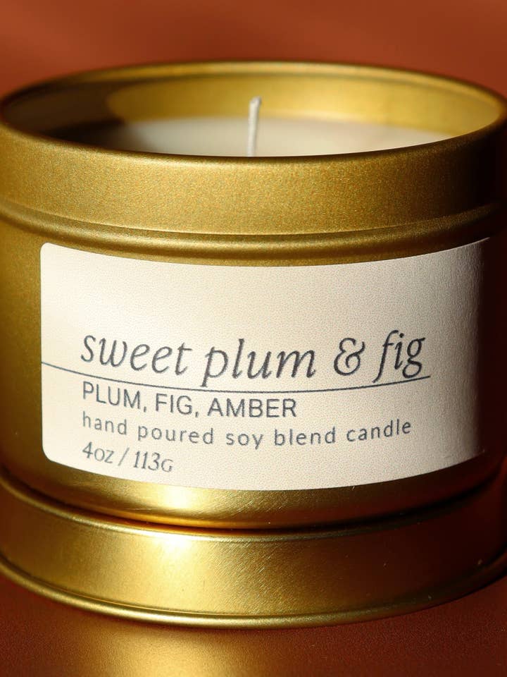 Sweet Plum & Fig 4oz Candle for wholesale by The Crafthaus