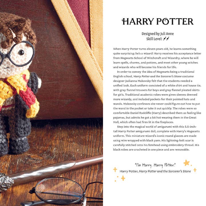 Insight Editions - #1 Pop Culture Publisher - Wholesale Crafts, Hobbies & DIY Book - Harry Potter: The Official Book of Crochet Amigurumi (SALE!)2