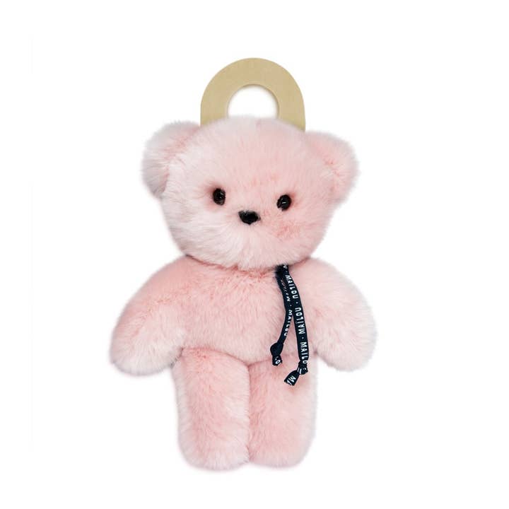 Teddy bear - Little Frenchie - Pink - 30 cm for wholesale by MAÏLOU TRADITION