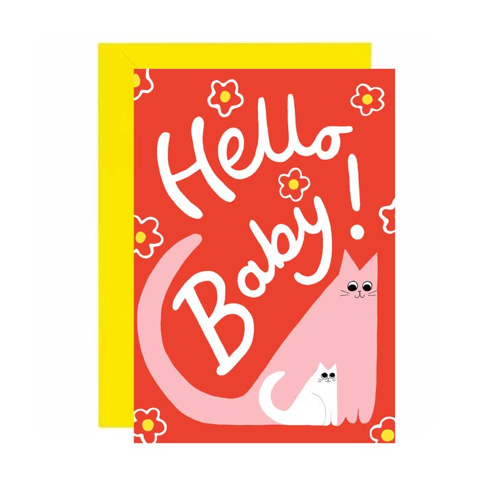 Carte Hello Baby pour la vente par Ickaprint