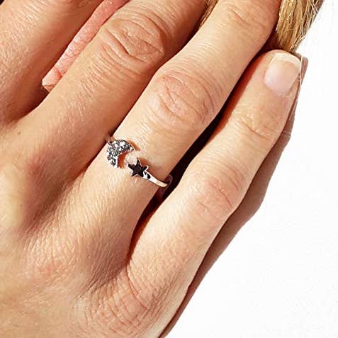 Silver Ring · Luna T.13 (5,3cm) for wholesale by BRANDELIA