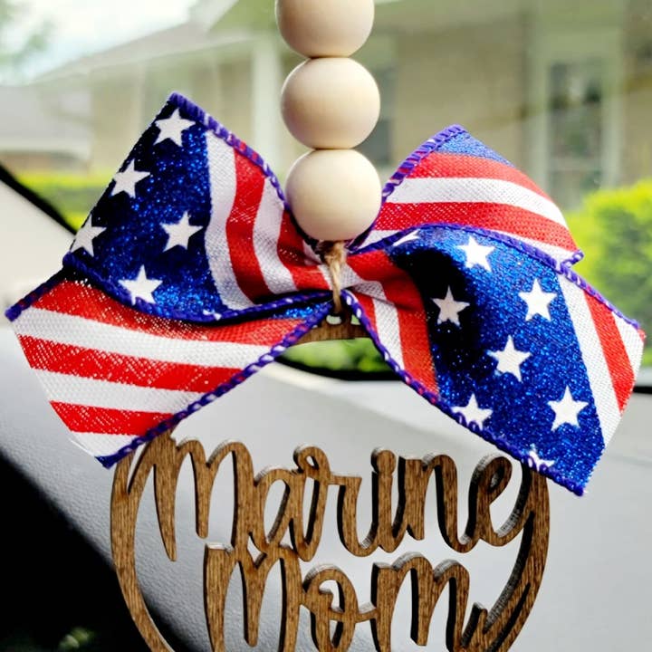 BD Lasers INC. - Wholesale Car Decorative Charm - Women's - Military Mom Car Charms- Navy Army Marine Air Force4