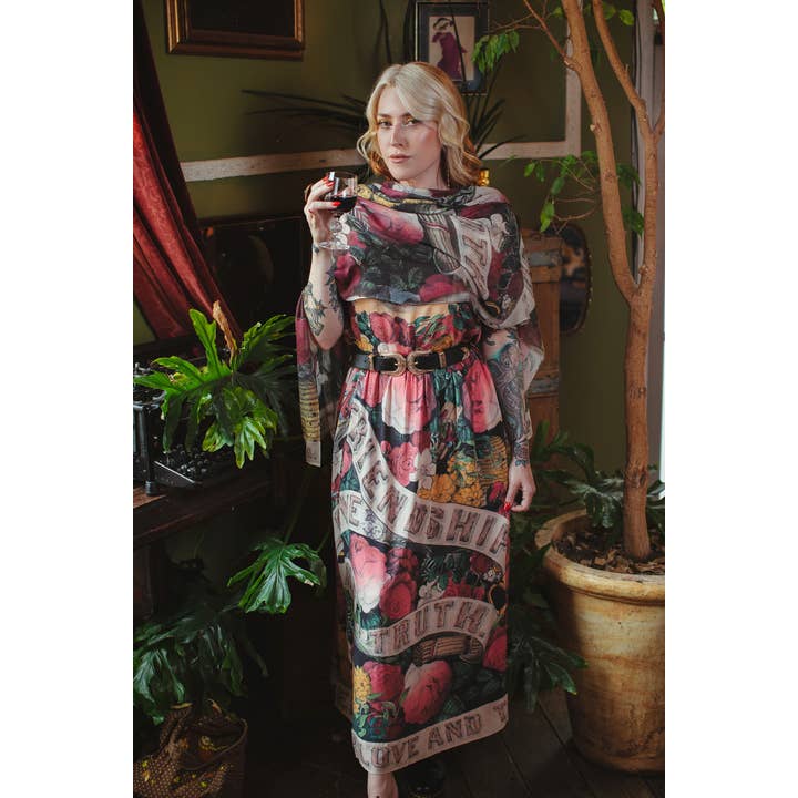 Market of Stars (USA) - Wholesale Scarf - Women's - Friendship Love & Truth Bohemian Scarf4