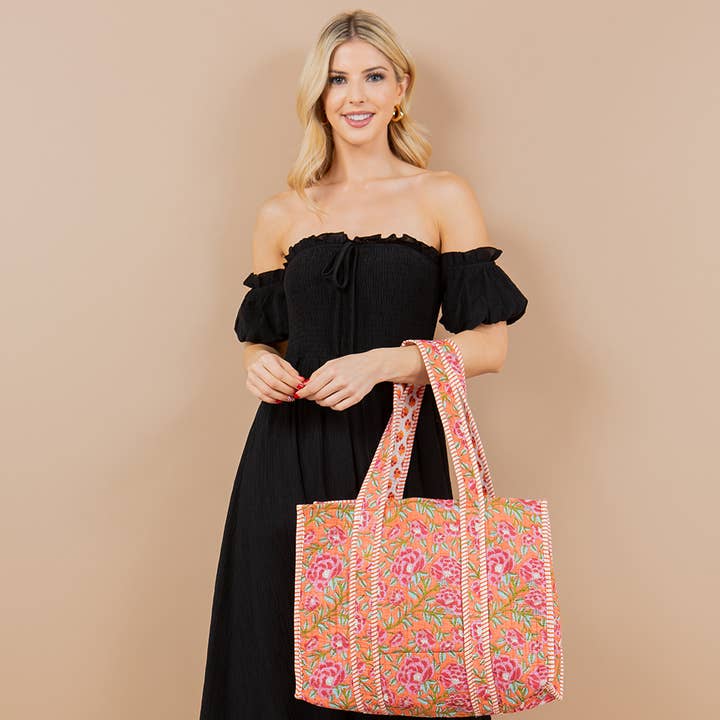 LA Soul - Wholesale Tote Bag - Women's - Quilted Tote Bag (BG-58)0