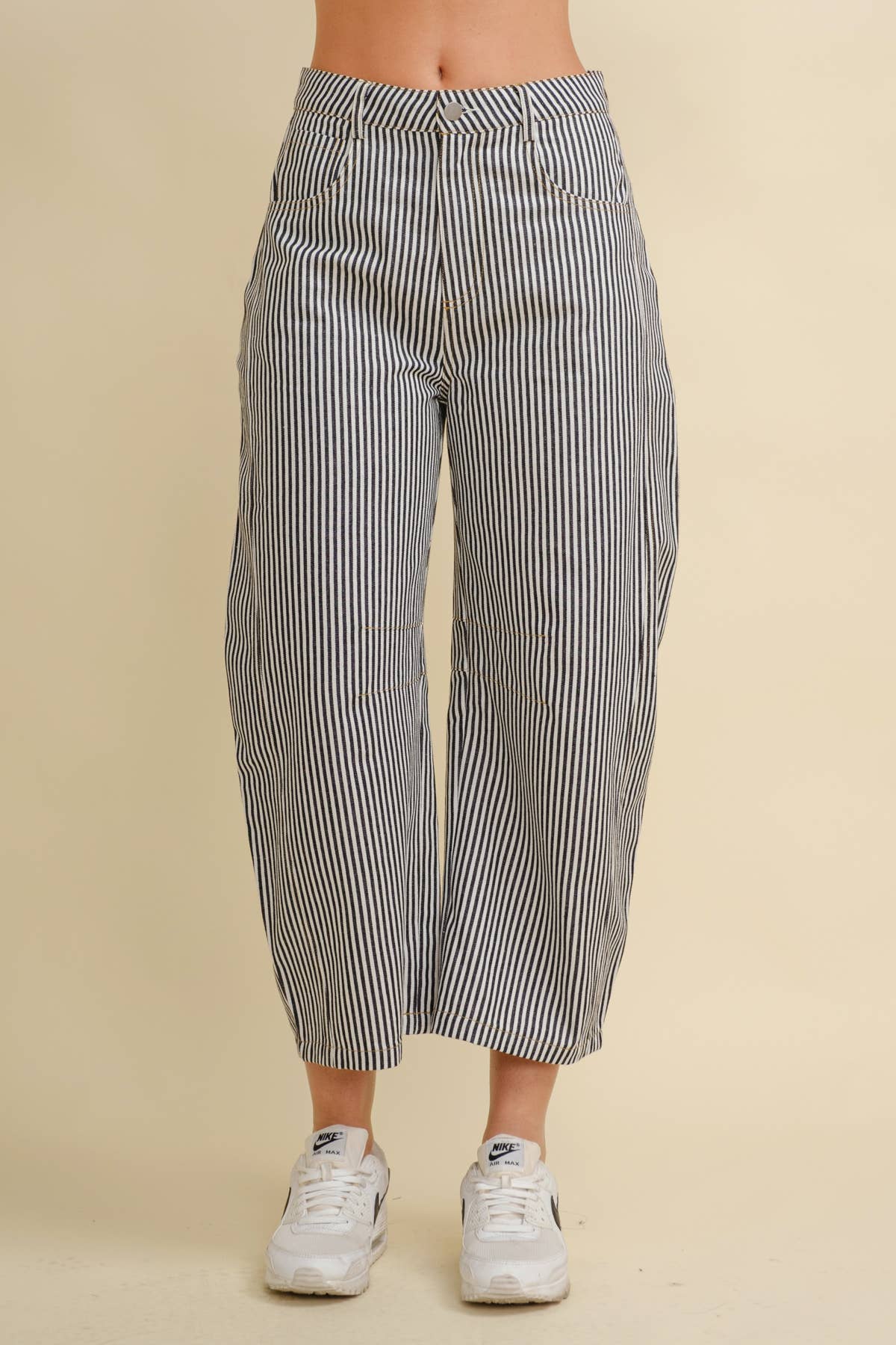 Cloud Ten - Wholesale Pants - Women's - CP18327 - STRIPED BARREL PANTS0