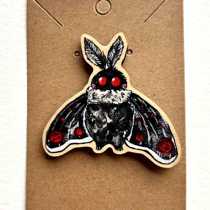 Mothman Magnet for wholesale by Aquabun