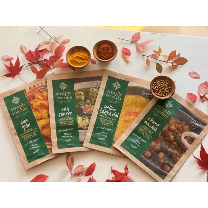 Simply Masala - Wholesale DIY Food Kit - Indian Spice Kit - Tikka Masala Premeasured Spices + Recipe