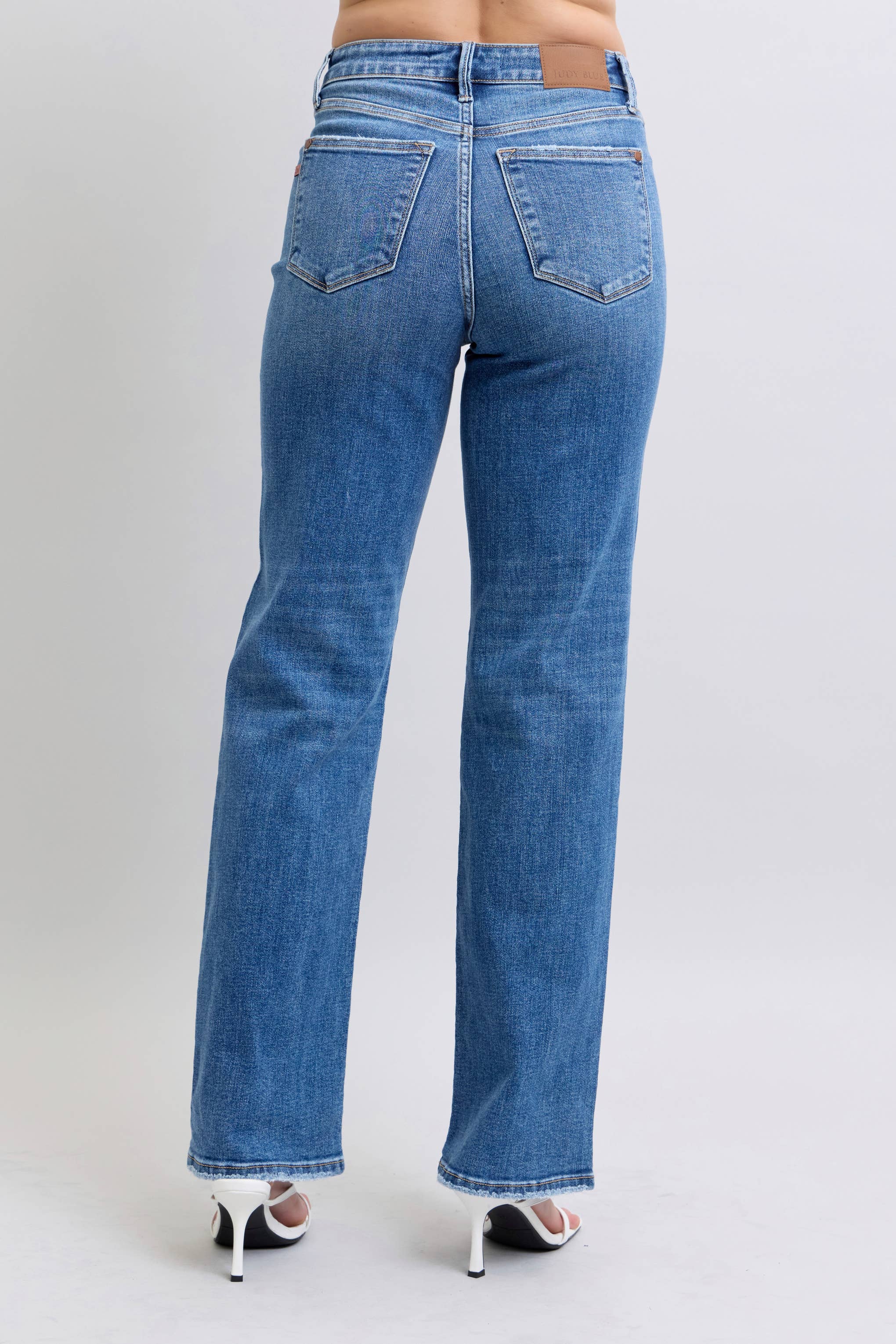 DK High Waisted V-Front WB Vintage Wash Straight Fit for wholesale on Faire7