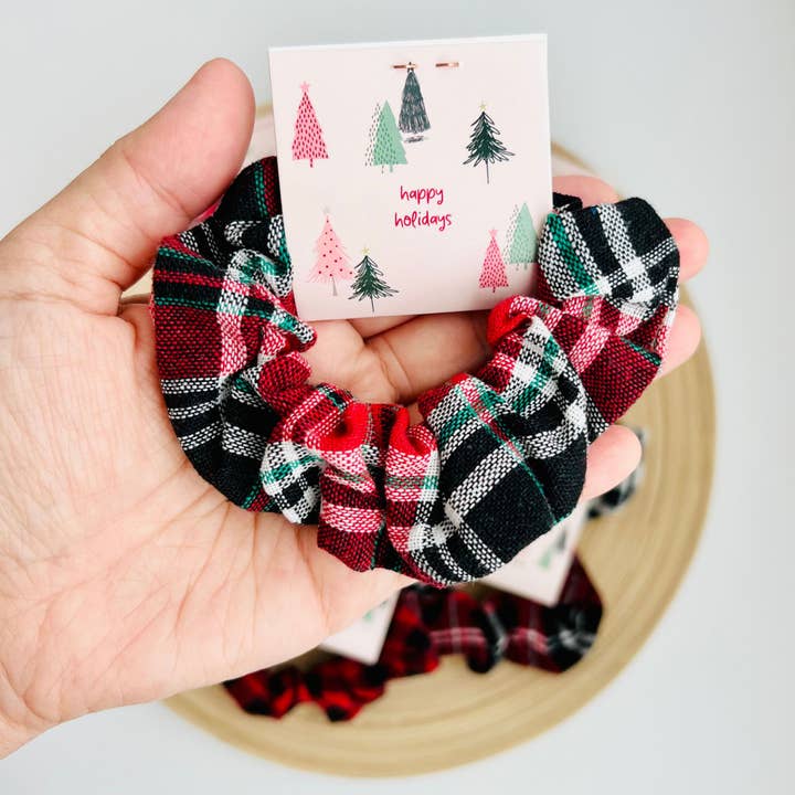 Tiny Gift Society - Wholesale Scrunchie - Women's - Holiday Thank You Gift Christmas Scrunchie Stocking Stuffer