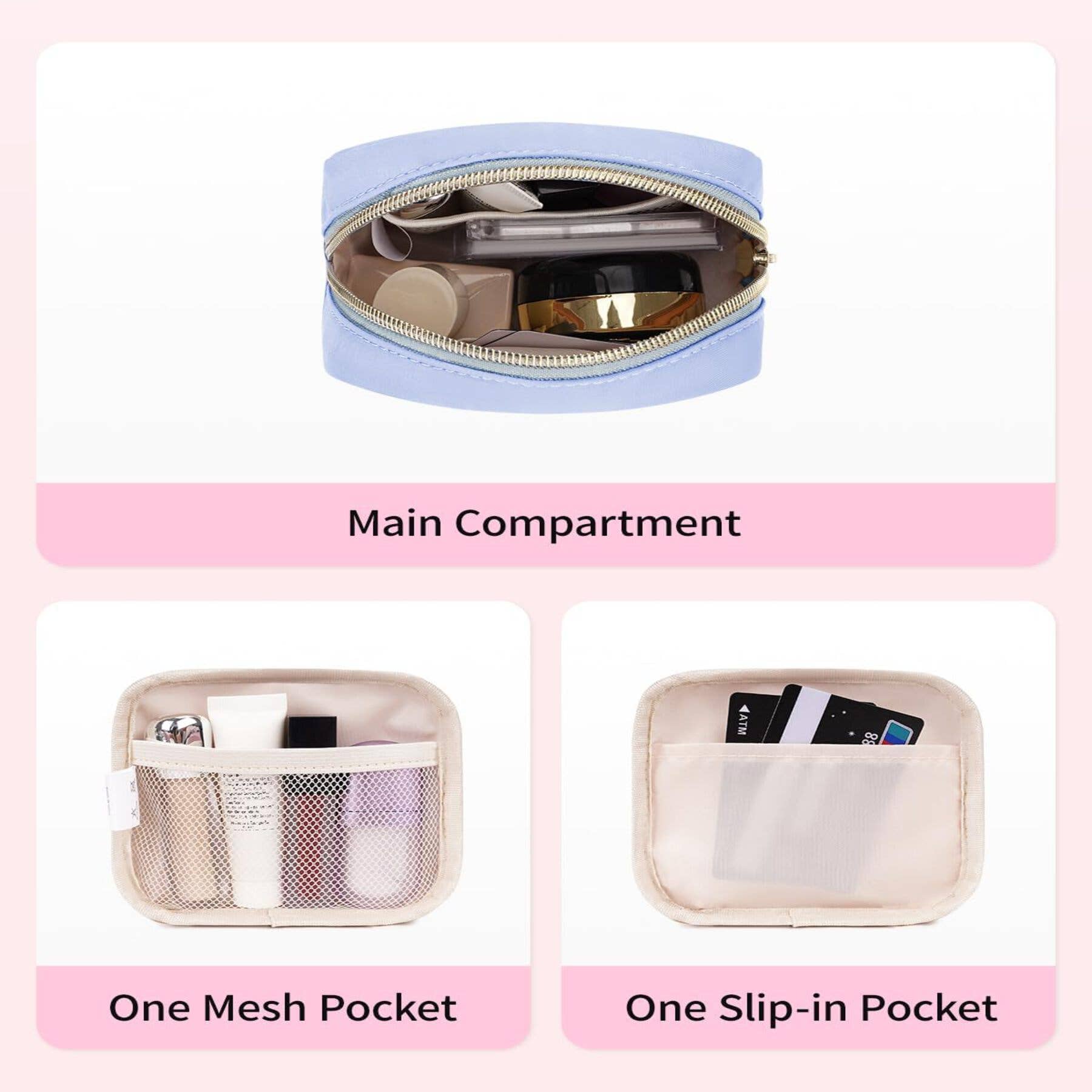 wandf – Großhandel Schmink-/Kosmetiktasche – Personalisierte Monogramm-Tasche Mini Initialen Schminktasche76