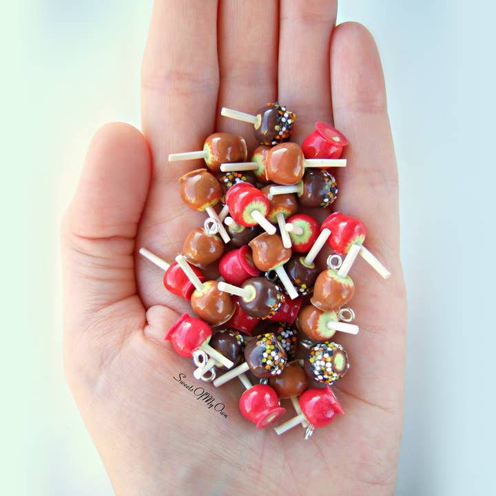 Sweetsofmyown - Wholesale Dangle earrings - Red Toffee Apple Earrings - Dangle Earrings2